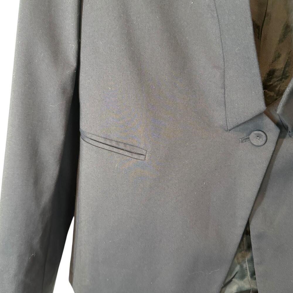 Joseph Marleybone‎ Inverted Collar One Button Blazer Navy Blue FR 44 / Large - Picture 5 of 11